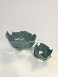 Set van 2 schalen keramiek