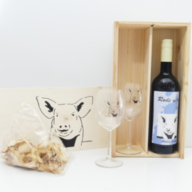 Cadeau geschenken pakket varkens