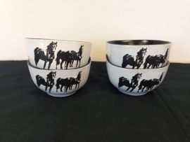 soup bowl / dish with horse