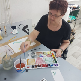 Zaterdag 18 mei 2024: workshop aquarel schilderen (op papier) in Raalte