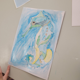 Woensdag kennismaken met kunst 2026: tegel decoratief glazuren, acryl gieten, aquarelleren