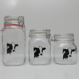 Jar with cow (small)