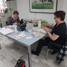 Workshop aquarel schilderen op papier in Raalte