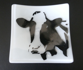 Glass cows dishes