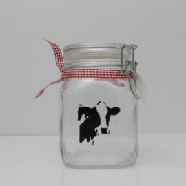 Jar with cow (small)