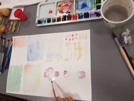Vrijdag 23 september 2022: workshop aquarel schilderen (op papier) in Raalte