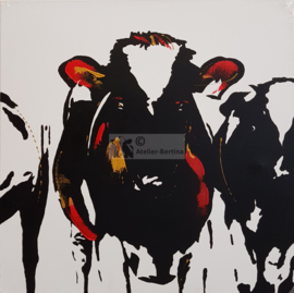 Koeien acryl schilderij