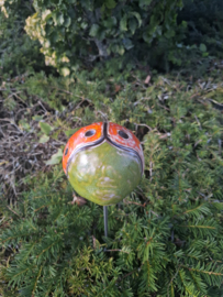 Lieveheersbeestje keramiek (tafel decoratie of tuinsteker)