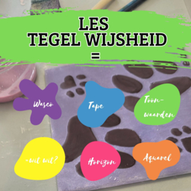 Les: De magie van tegels, klei tot glazuur. Op school of na schools aanbod