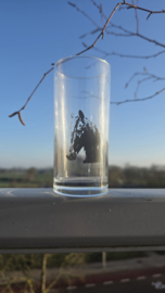 Paard longdrinkglas