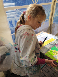 Kinderworkshop in het kader van 900 jaar Raalte