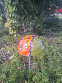 Lieveheersbeestje keramiek (tafel decoratie of tuinsteker)