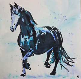 Raalter beeldend kunstenares Bertina Tilma exposeert tijdens Grote Jaarlijkse Hengstenkeuring in WTC Leeuwarden, 2026