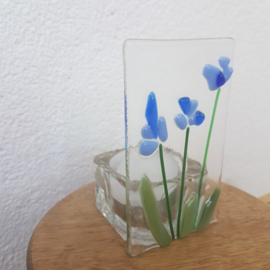 Sfeerlichtje bloemen glasfusion