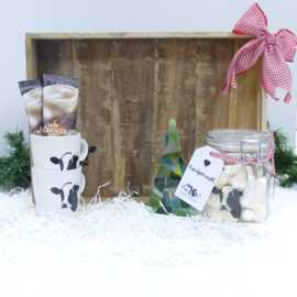 Koe kerst geschenken / cadeau pakket