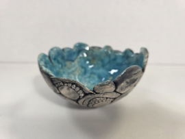 Schaal Blauw keramiek