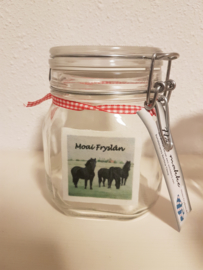 Weckpot /  voorraadpot met friese paarden (Moai Fryslân)