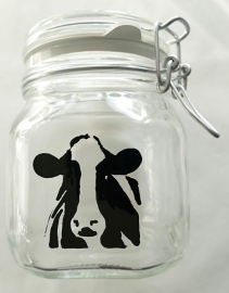 Jar with cow (small)