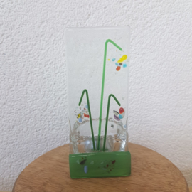 Sfeerlichtje bloemen glasfusion