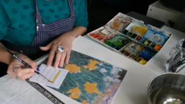 Les kleuren kiezen voor aquarel schilderij: realtime proces video + werkbladen