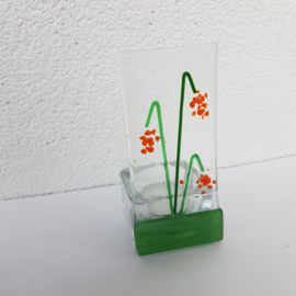 Sfeerlichtje bloemen glasfusion