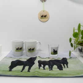 Friese paarden geschenken/cadeau pakket