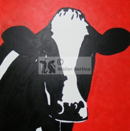 Cow acrylic painting