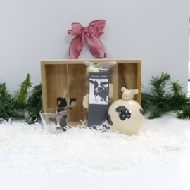 Koe kerst geschenken / cadeau pakket