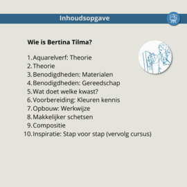 Praktische basis acryl schilderen (fysiek kennisboek, tutorials en fysieke werkbladen boek)