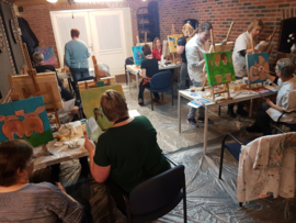 Resultaten november 2019 workshop schilderen op locatie