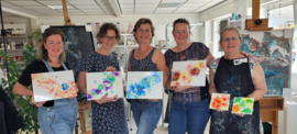 Workshop alcohol inkt (op uw locatie)