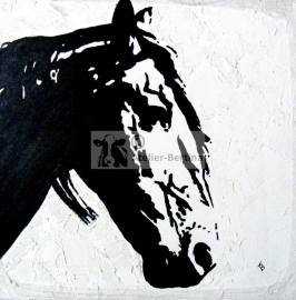 Paard acryl schilderij