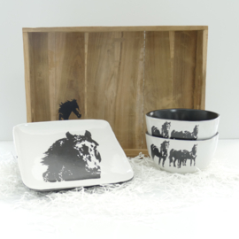 Friese paarden geschenken/cadeau pakket