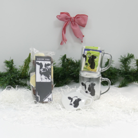 Koe kerst geschenken / cadeau pakket