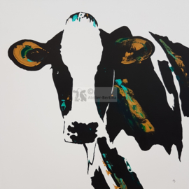 Cow acrylic painting