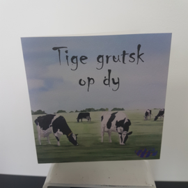 Tige grutsk op dy, kaart koeien