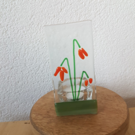 Sfeerlichtje bloemen glasfusion