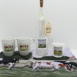 Koeien roodbont geschenken/cadeau pakket