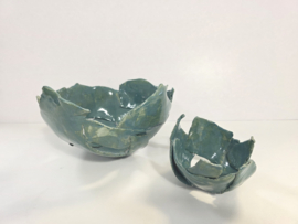 Set van 2 schalen keramiek
