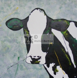 Cow acrylic painting