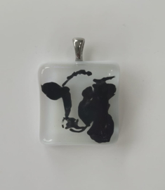 Koeien glazen hanger ketting atelier bertina