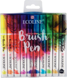 Brush pennen set 10 stuks