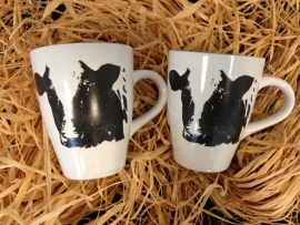 Mug with cow (2 pieces in luxury packaging)