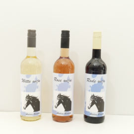 Witte wijn:  paarden