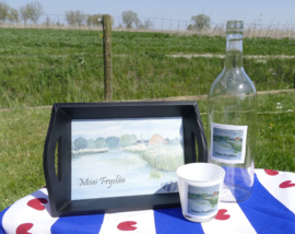 cadeau geschenken pakket landschap aan de vaart