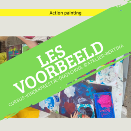 Les: Action Painting. Op school of na schools aanbod