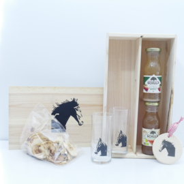 Friese paarden geschenken/cadeau pakket