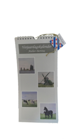 Aquarel verjaardagskalender (koeien, paarden, landschappen)