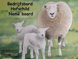 Sheep Company Nameplate design 7