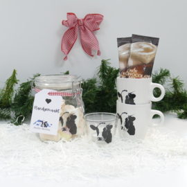 Koe kerst geschenken / cadeau pakket